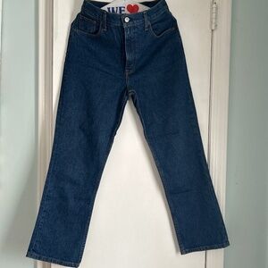 Abercrombie denim pants ultra high rise